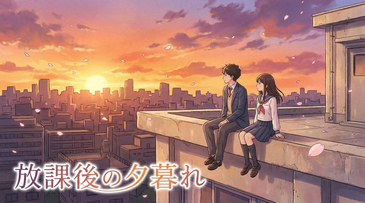 猎奇动漫-黄昏校园恋曲